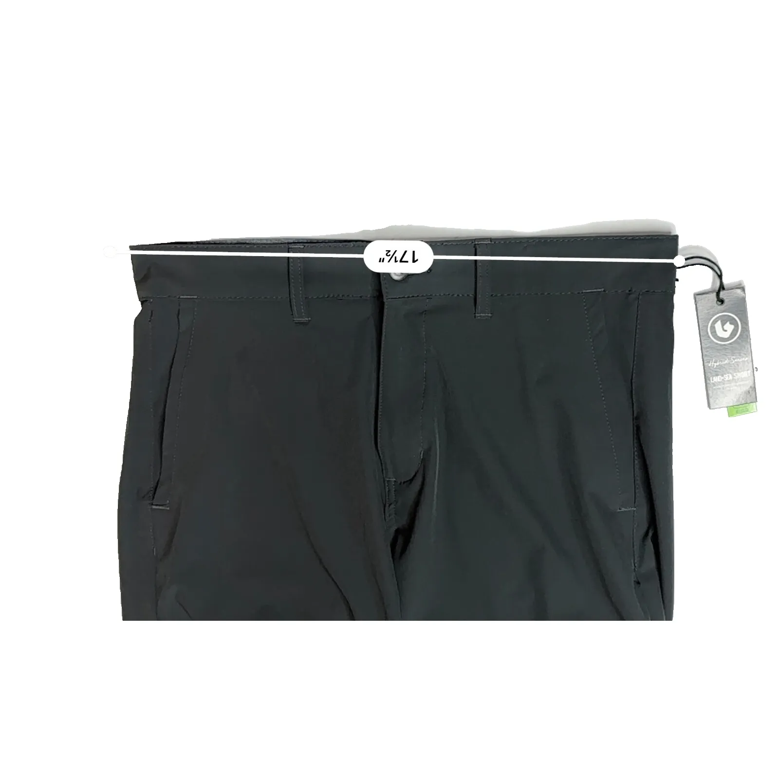 Burnside‎ Land & Sea Charcoal UPF Quick Drying 10" Swim Shorts sz 33 NWT - Image 4