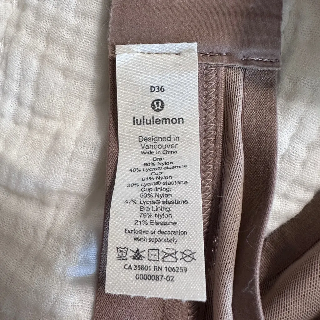 LULULEMON Awake to Lace Bra; new without tags; size 36D - Image 5
