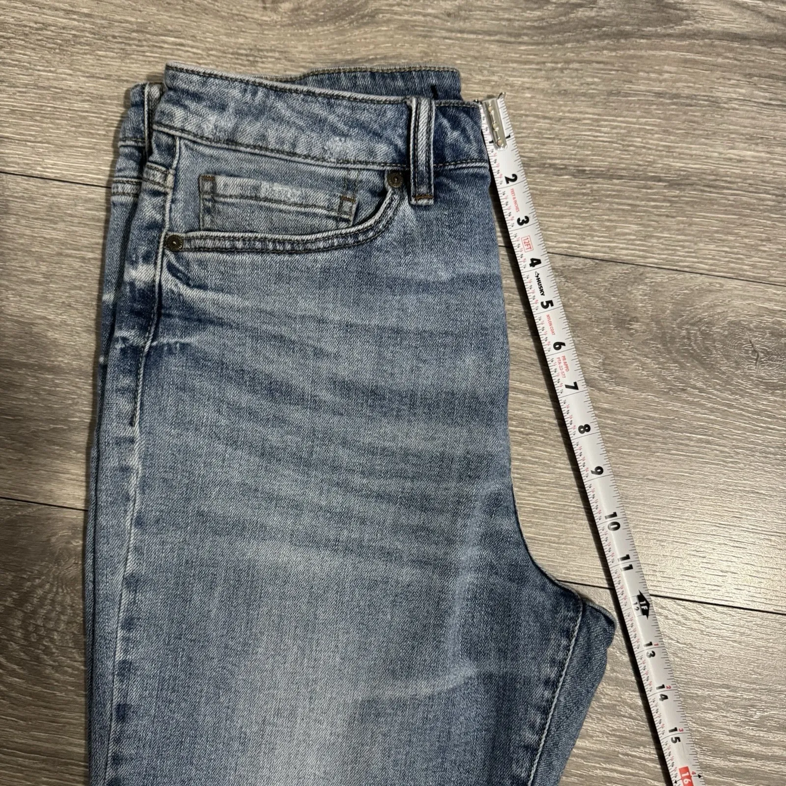 Eunina Women Tyler Super High Rise Mom Ankle Denim Jeans‎ Size 13 Cotton Blend - Image 11