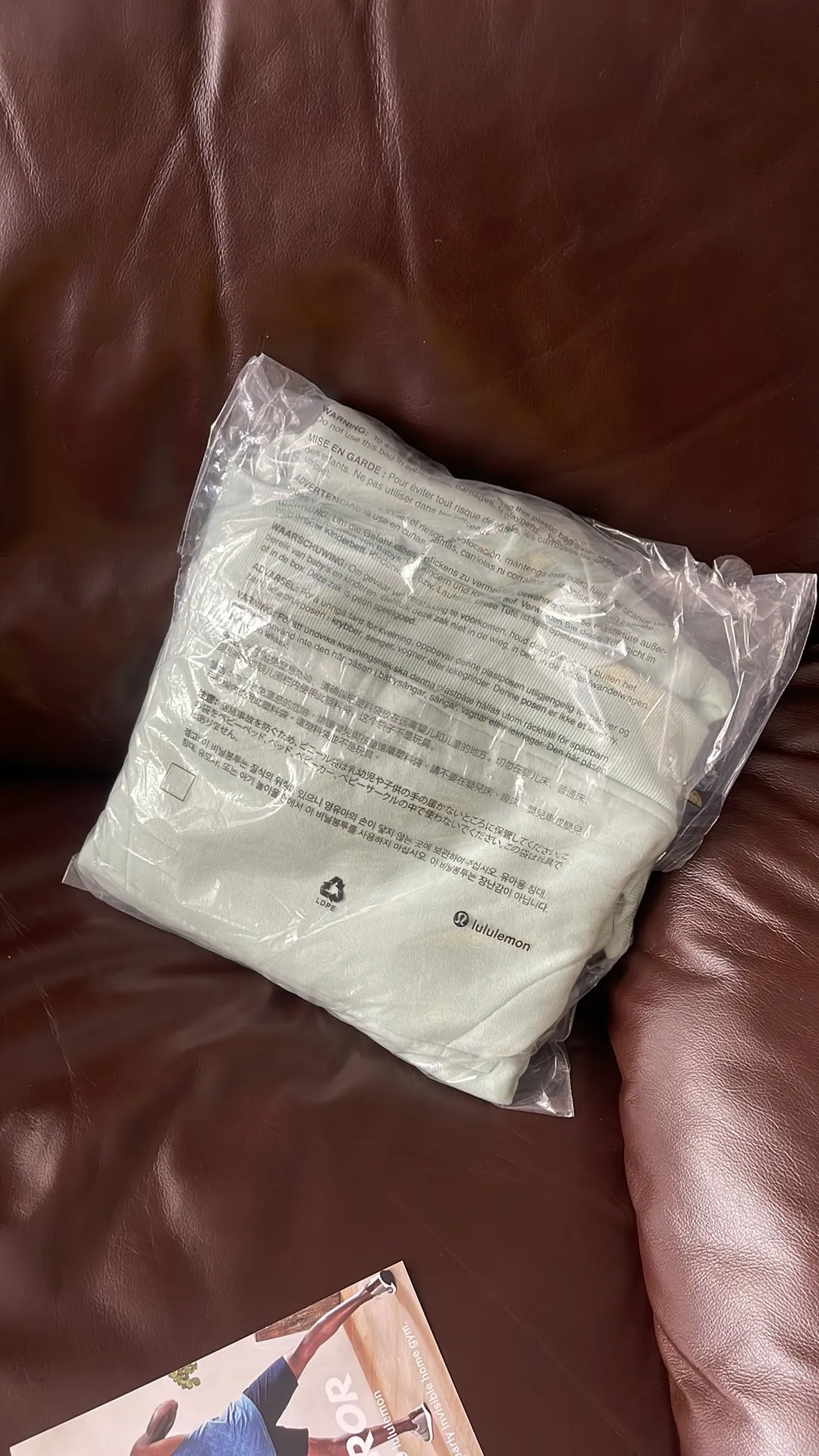 Scuba Oversized 1/2 Zip Hoodie In Delicate Mint  M/L NWT - Image 7