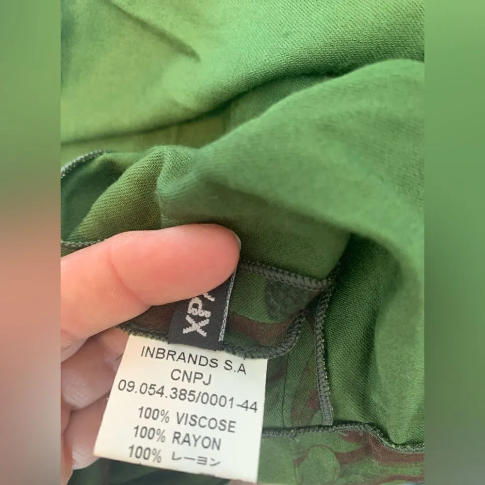 Alexandre Herchcovitch Green coastal grandma flowy dress size XS Green - Image 7