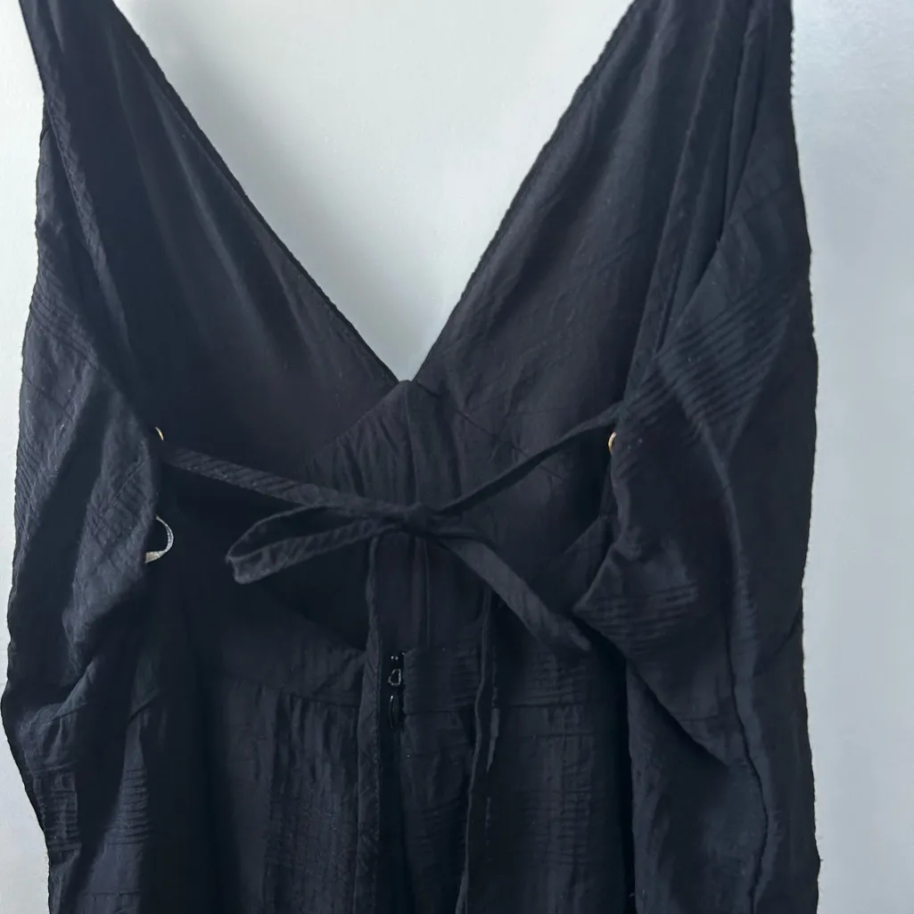 Sancia The Augustin Wide Leg Cropped Jumpsuit in Black Size Small Gently Used - Image 6