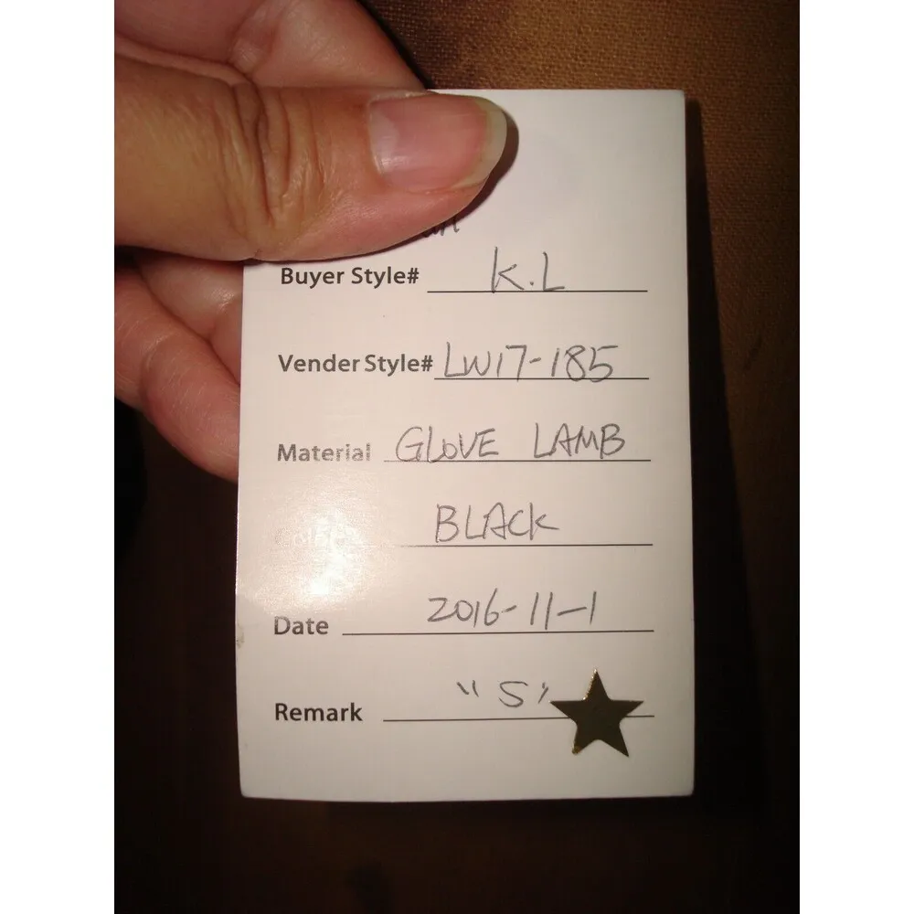 New NWT Karl Lagerfeld Paris Black Leather Jacket Long S Womens Buttons Silver - Image 9