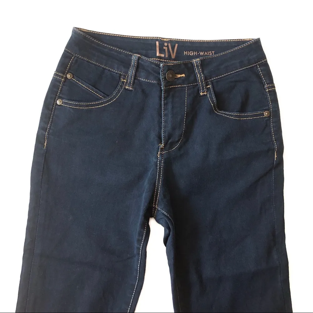 Delia’s Liv High Waist Skinny Jeans Dark Wash 3 - Image 2