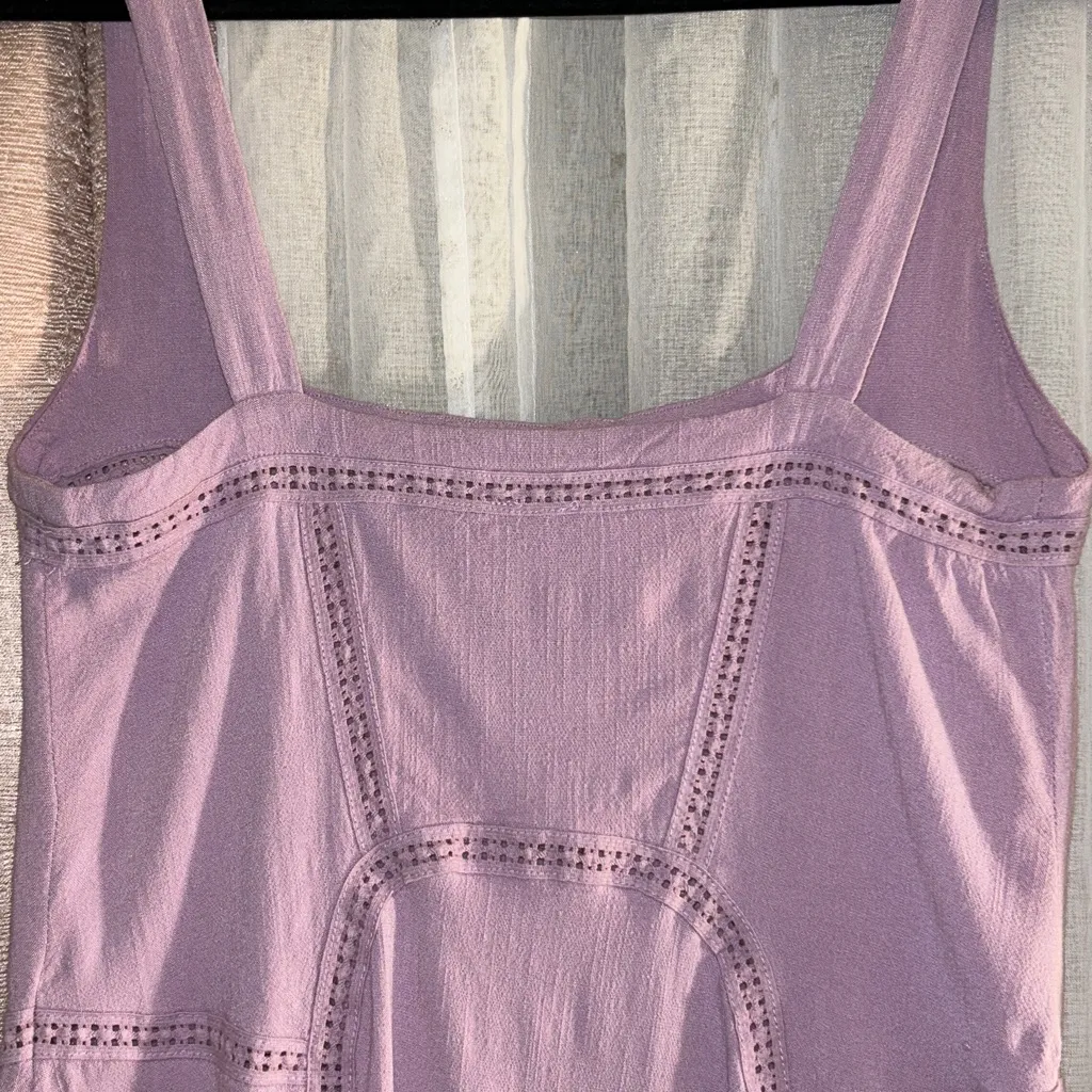 Free People Intimately Size S Lilac Mini Dress - Image 9