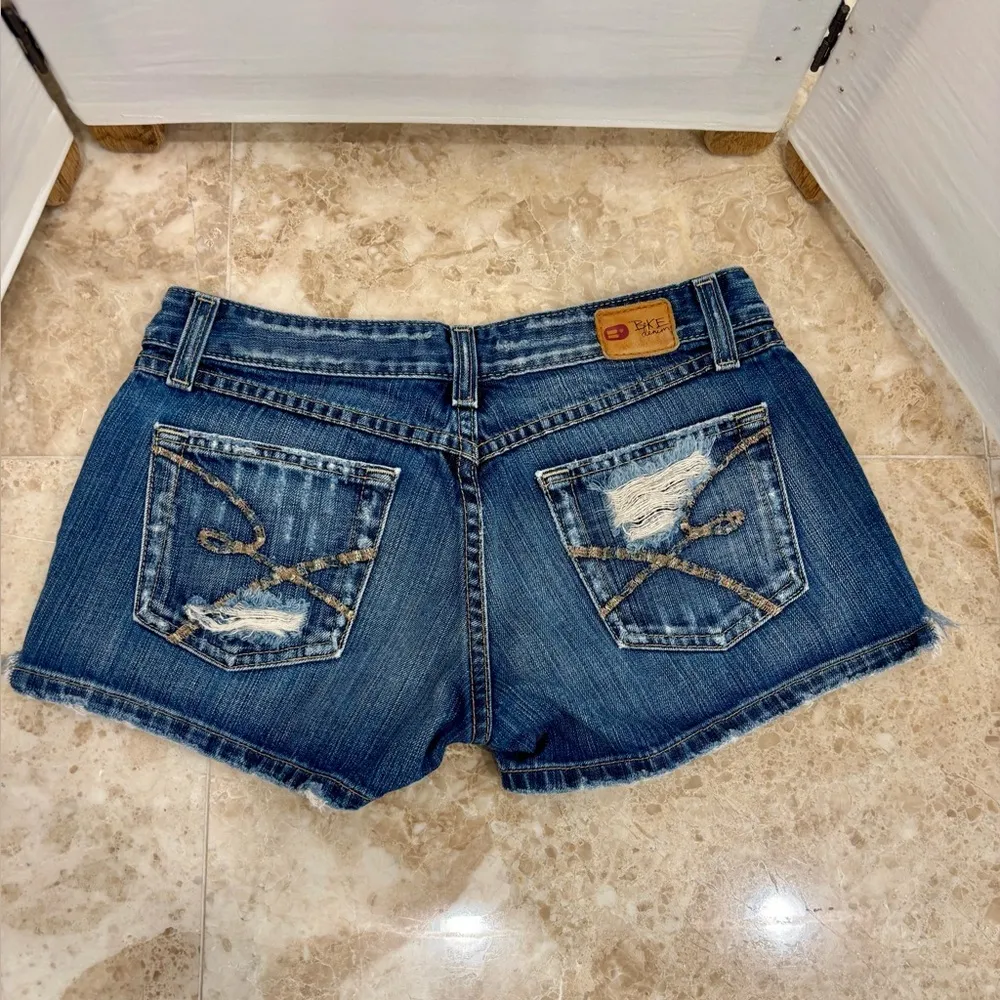 BKE Star Denim Blue Women's Shorts. Size 27 - Image 2