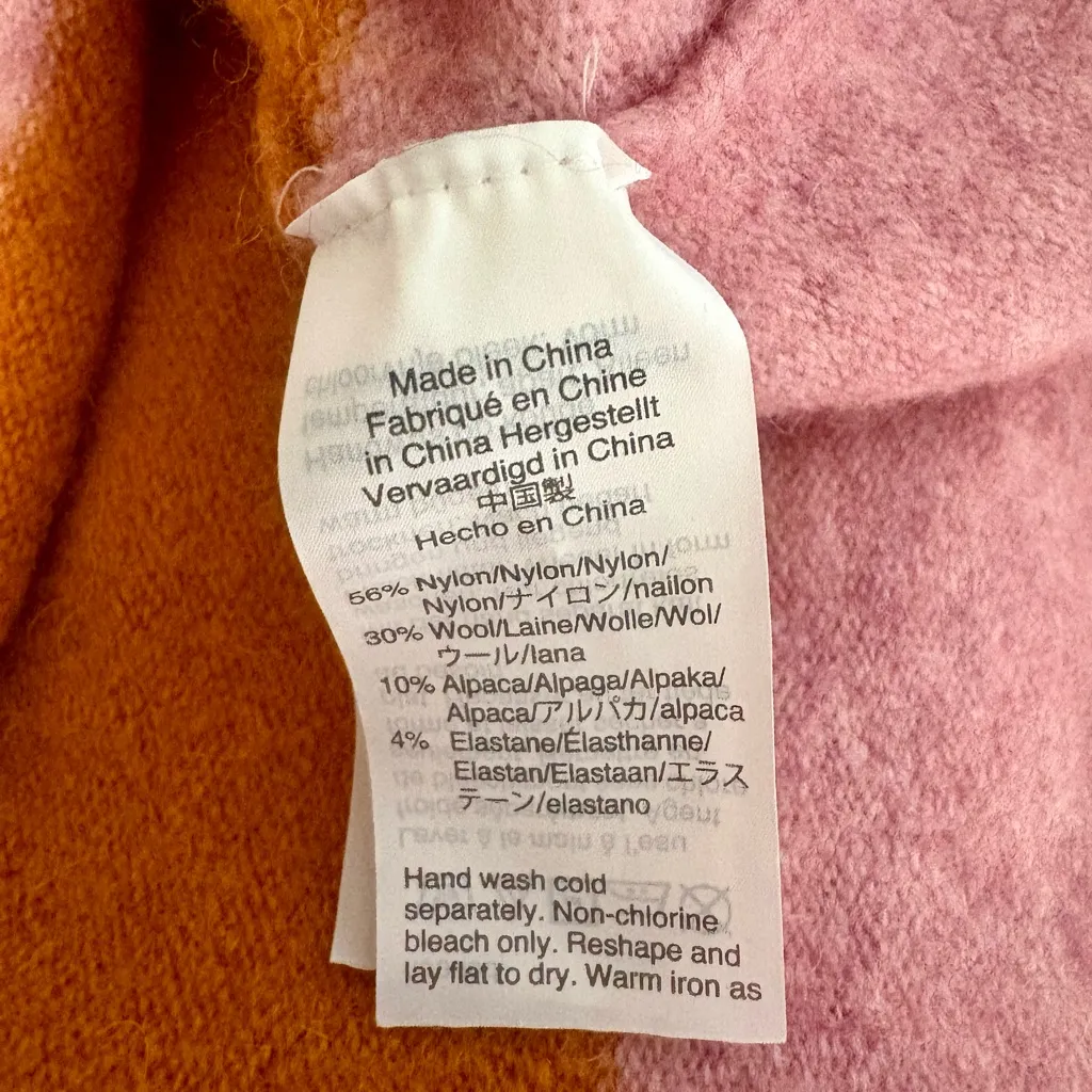 MADEWELL Gladwell Balloon Sleeve Colorful Striped Pullover Sweater - Image 8