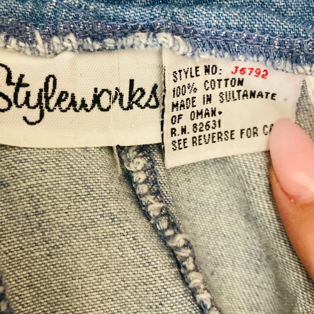 Vintage 90s denim lace - Image 5