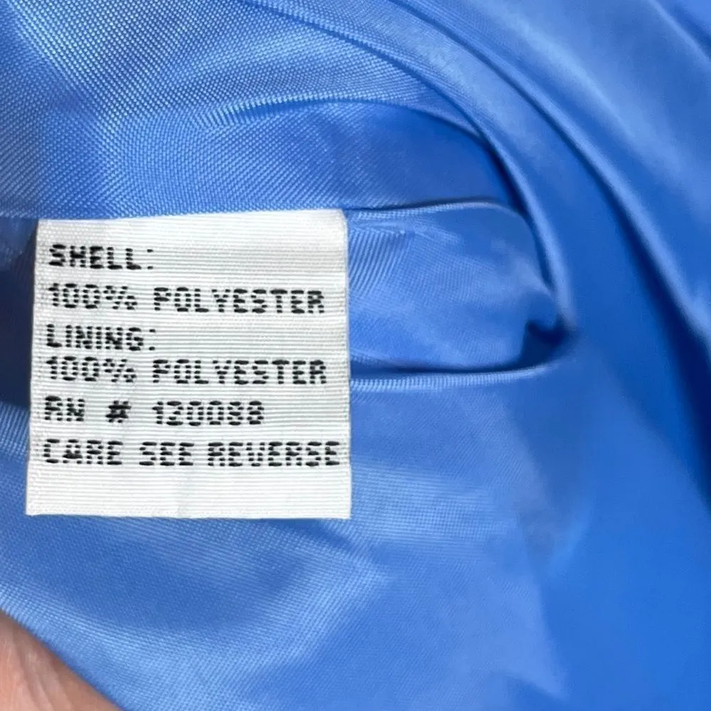 Vintage Morgan Miller‎ Skirt Set Blue Size 16 - Image 9