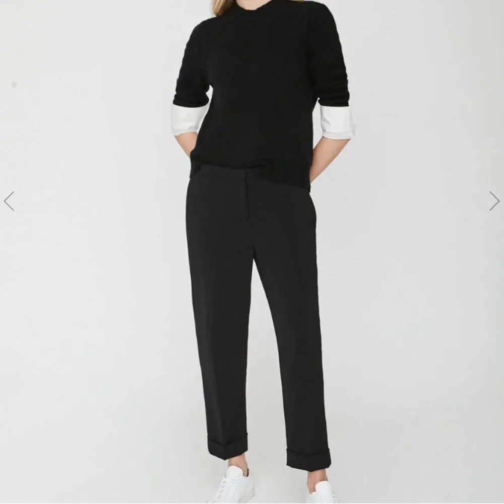 BROCHU WALKER The Westport Mid-Rise Straight Leg Pant in Forestry Green Sz XS - Image 12