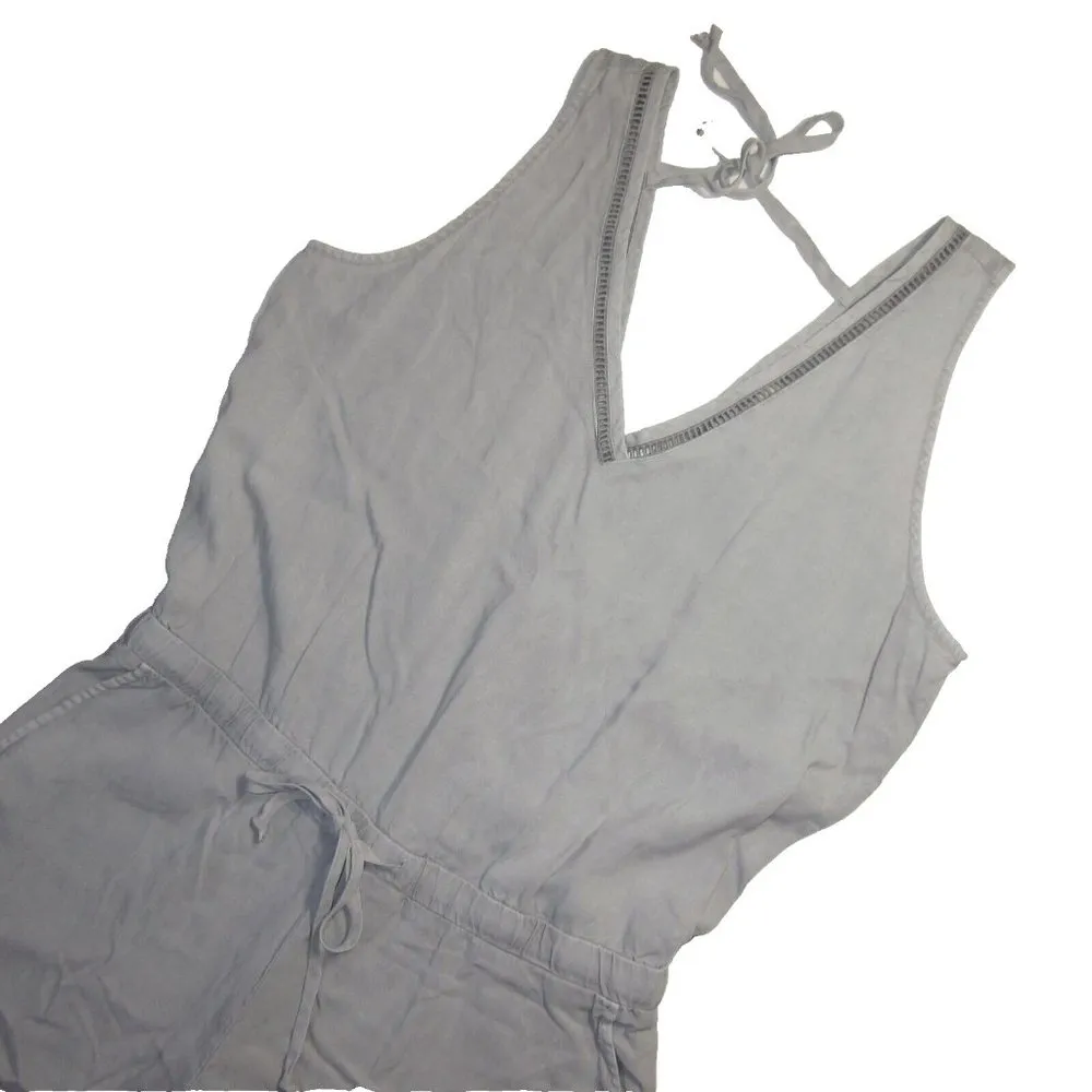 NWoT Anthropologie Cloth & Stone Juliana Jumper in Gray Cropped Jumpsuit M - Image 4