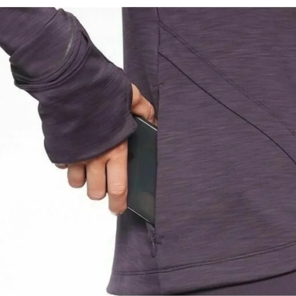 Athleta Bootcamp Hoodie Purple/Eggplant Size Small - Image 12