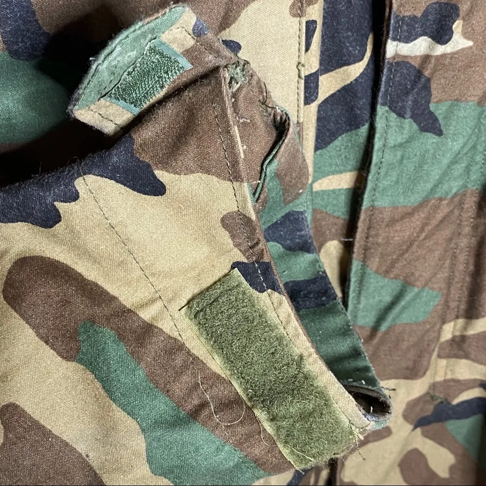 Vintage: Golden Mfg ☮︎︎ Military M65 Field Jacket ☮︎︎ Camoflague Original Issue Size XS - Image 11