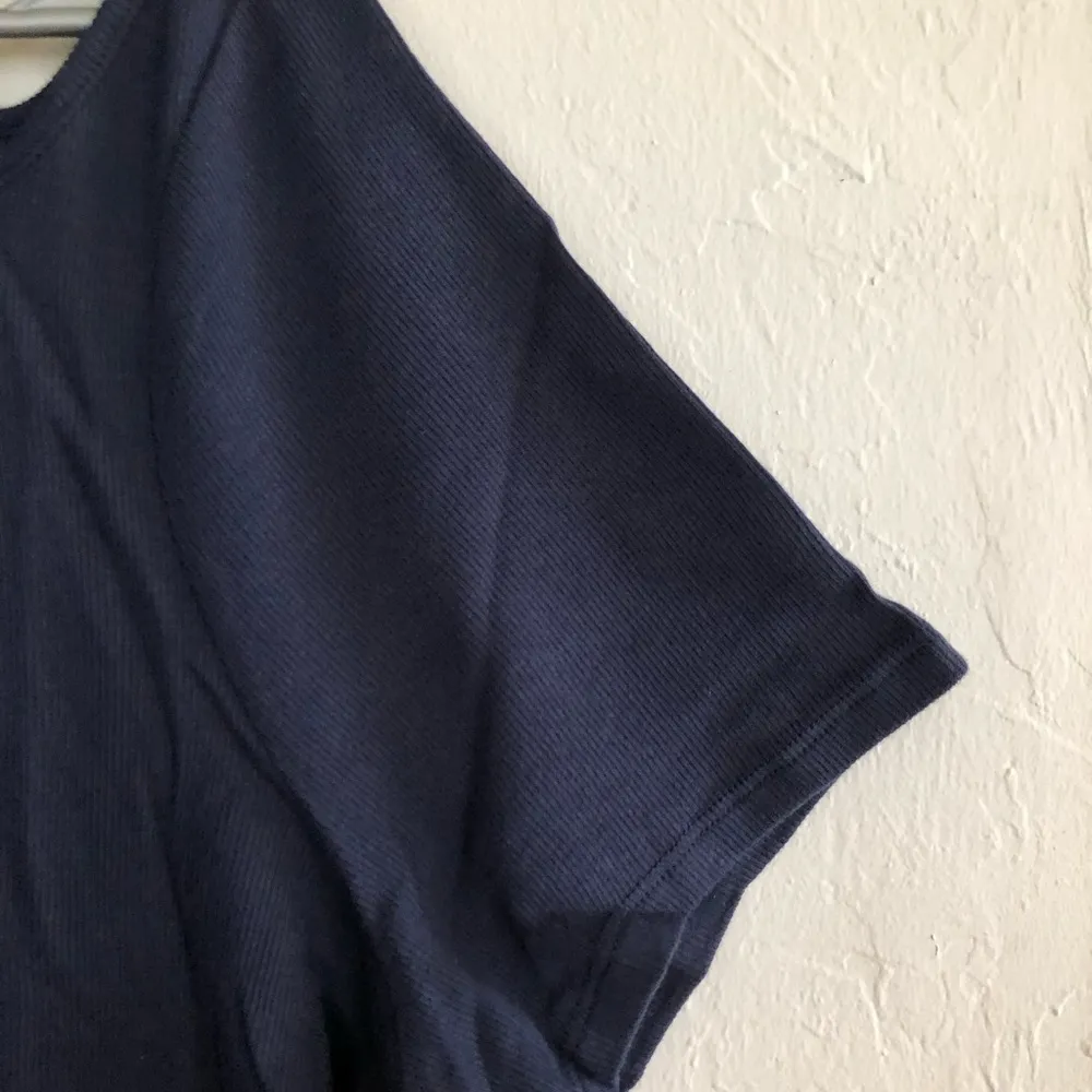 TERRA & SKY Womens Size 0X 14W Cold Shoulder Navy Blue T-Shirt New - Image 9