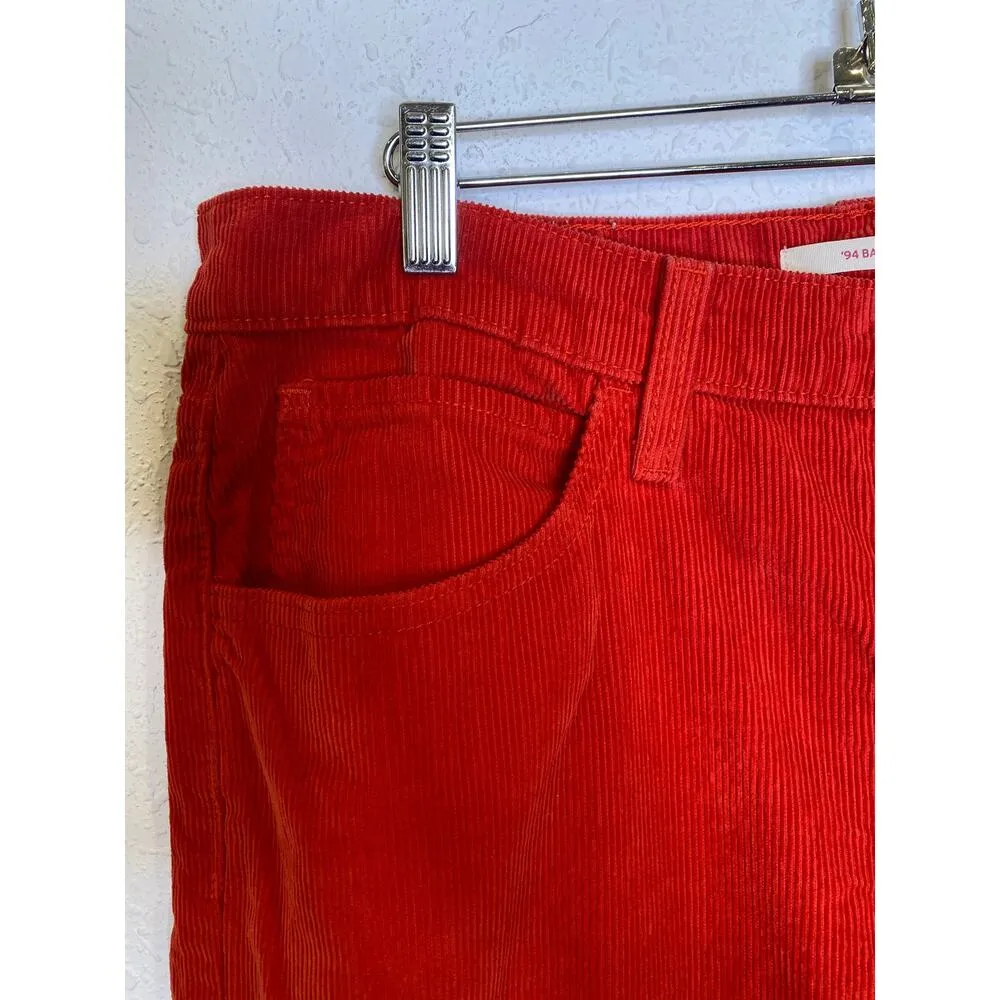 Levi’s ‘94 Baggy Red Straight Leg Corduroys EUC Sz 31 x 31 Cotton Mid Rise Loose - Image 3