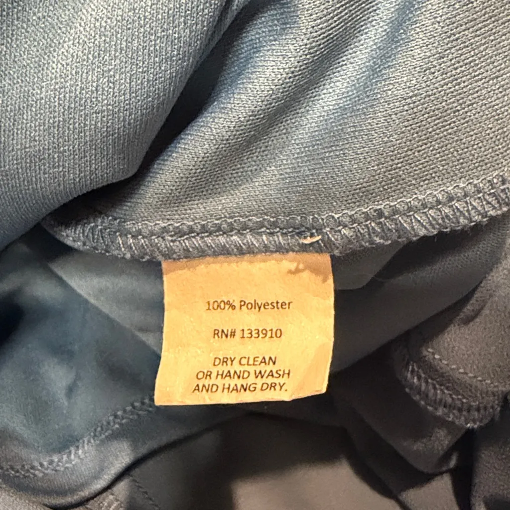 Show Me Your MuMu- Heather Halter‎ Maxi Dress Light Blue High Slit- Size Medium - Image 9