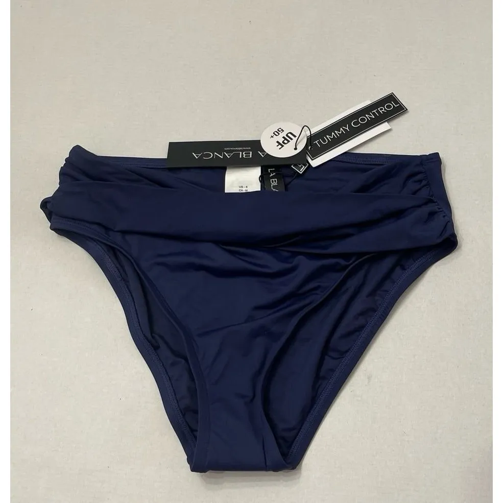 La Blanca Island Goddess Bikini Bottom Indigo Size 6 New With Tags - Image 3