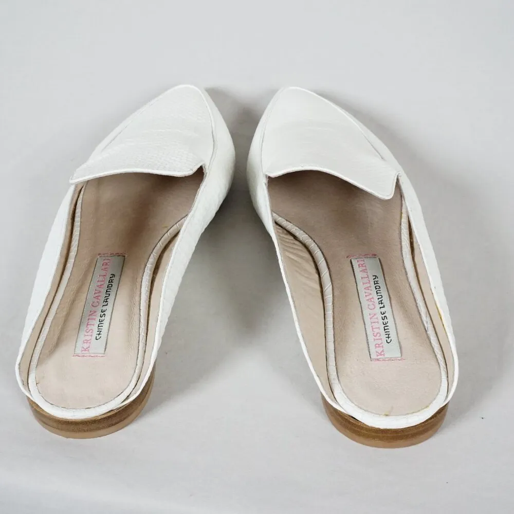 Chinese Laundry Kristin Cavallari Women's US 7 Capri Loafer Mule White - Image 4