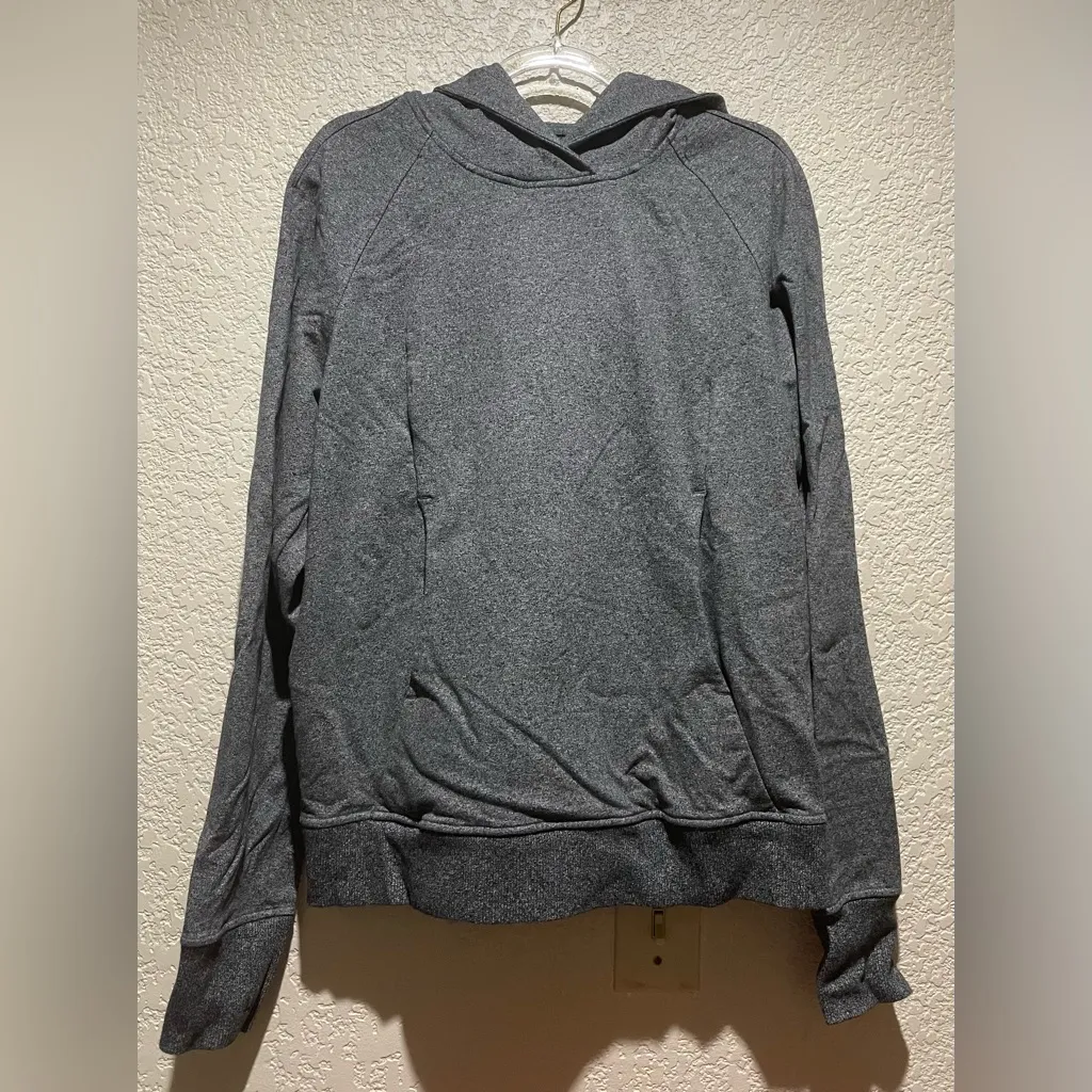Lululemon Scuba Pullover Heathered Speckle Charcoal Gray Size 6 - Image 6
