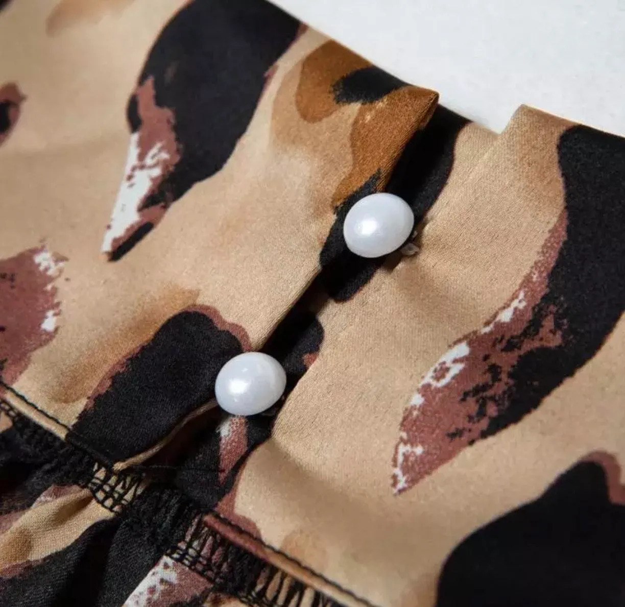 Sexy Off Shoulder Animal Print Blouse Multiple - Image 5