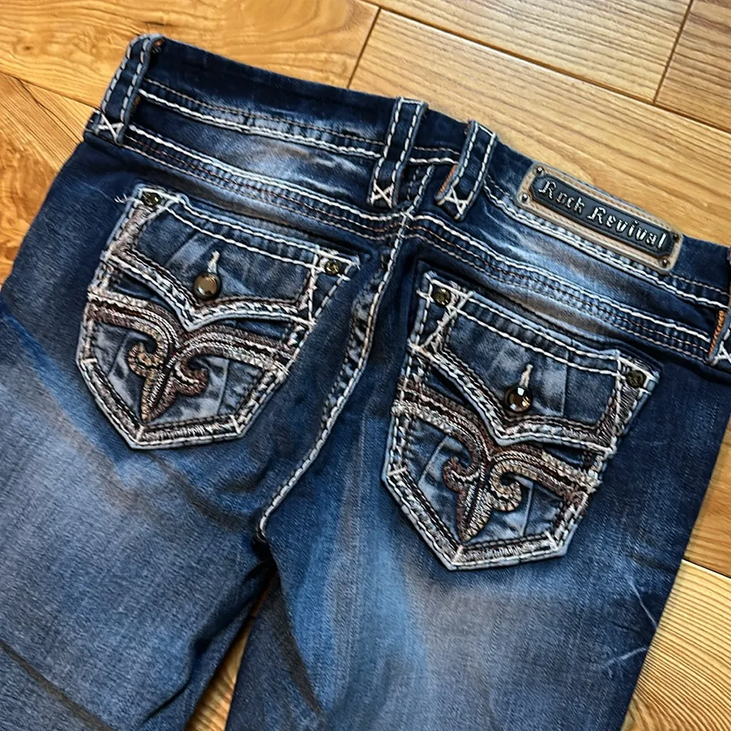 Rock Revival “Linne” Easy Crop, Sz 28 - Image 2
