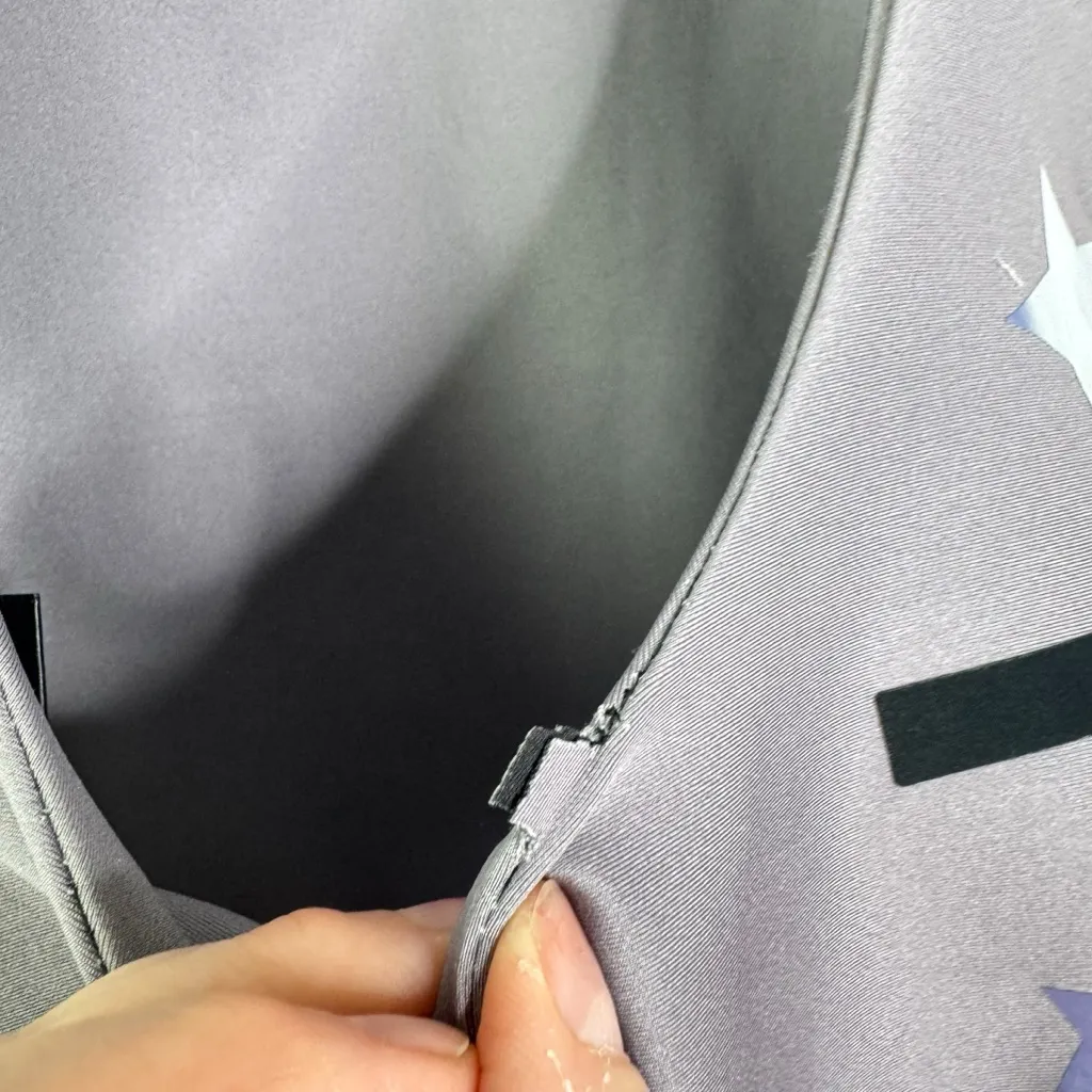 ULTRACOR Domain Luster Holographic Stars One Piece Flaw‎ Gray Purple X-Small XS - Image 11