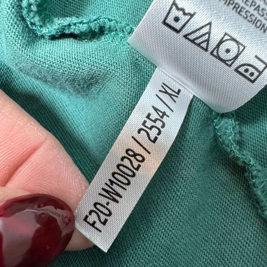 Life is Good Green Cat Christmas Lights Long Sleeve Crusher Tee XL - Image 9