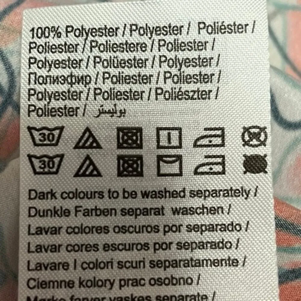 Vero Moda Multicolor Floral Print Sleeveless Curved Hem Casual Tank Top Size S - Image 5