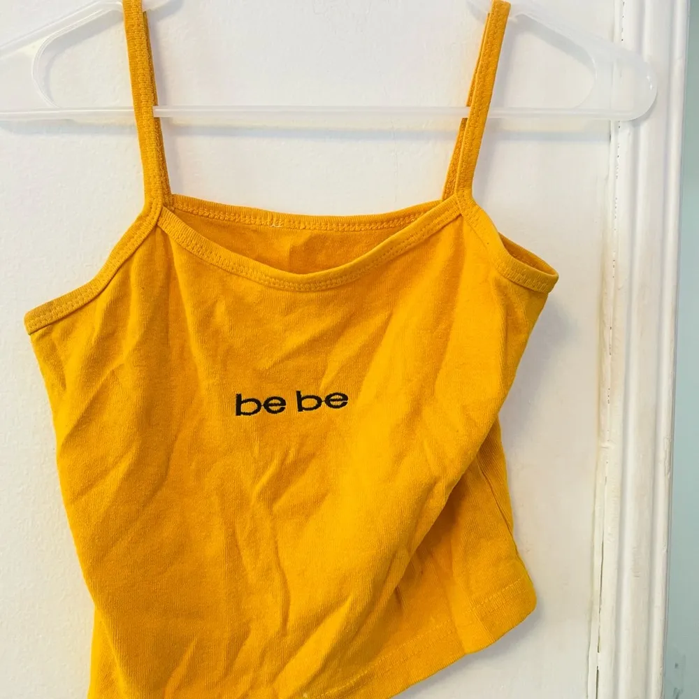 Vintage  logo orange/gold cropped tank top - Image 4