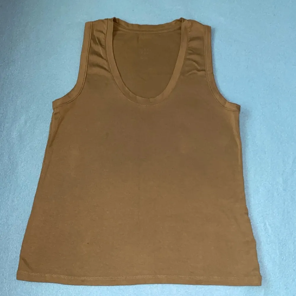 A NEW DAY scoop neck olive green tank top soft and stretchy NEW size XL - Image 2