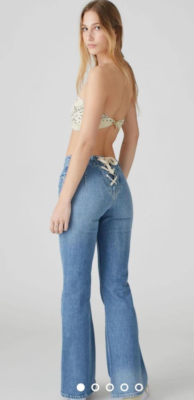 BDG Lace Up Jeans - Image 2