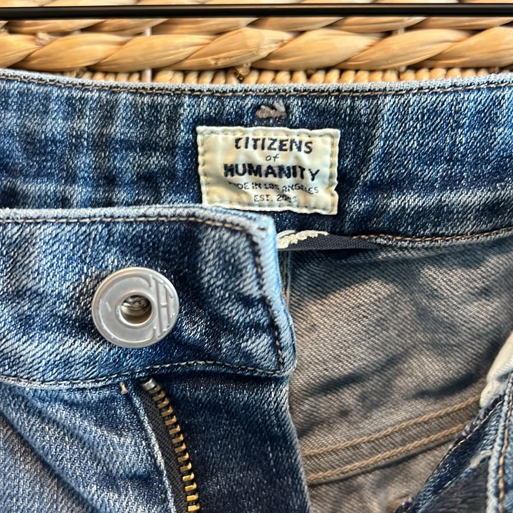 Citizens Of Humanity Low Rise Distressed Skinny Jeans, 27 - Image 10