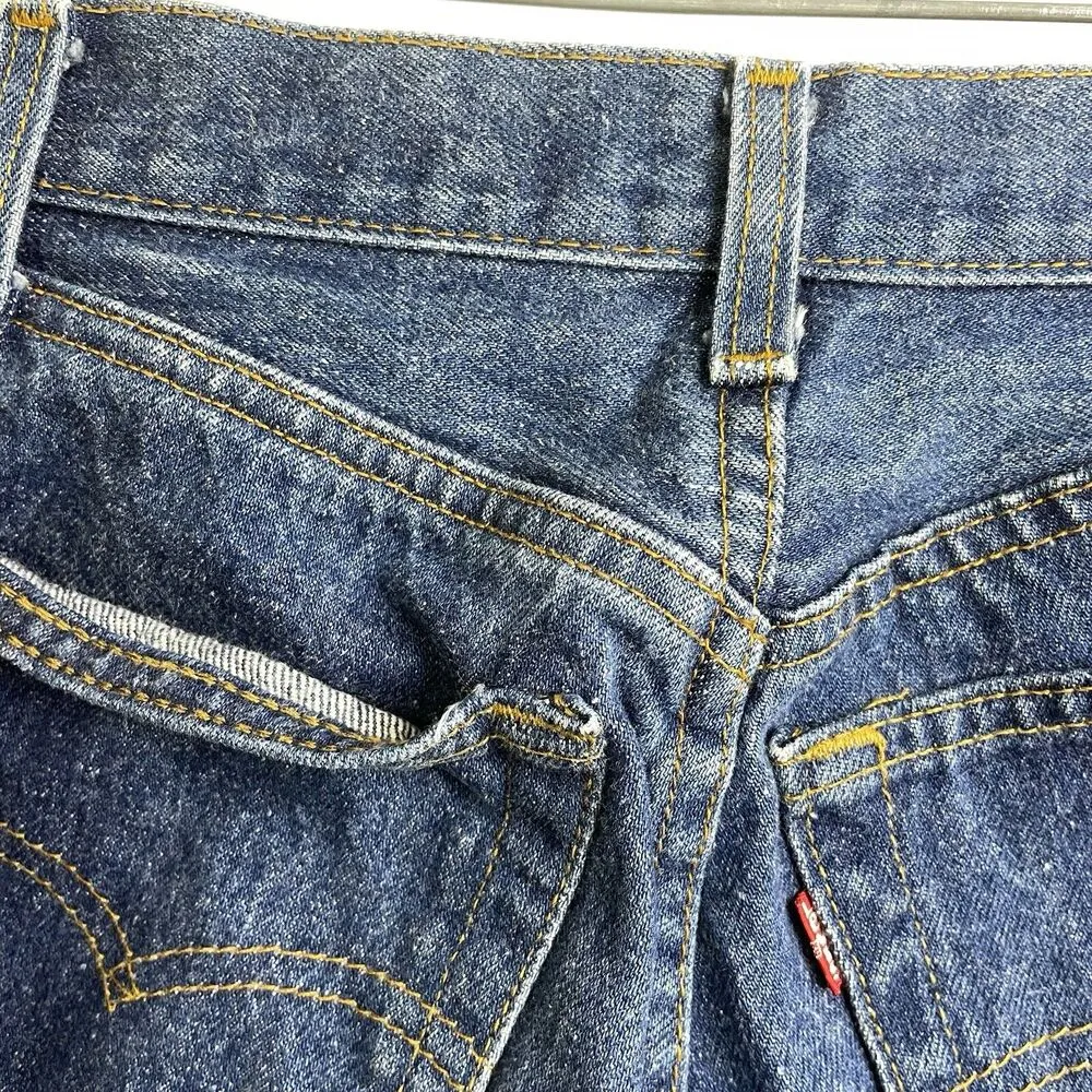 Vintage 80s Levis 501 Jeans Size 9 (25x30) Juniors Womens Denim Button Fly USA - Image 12