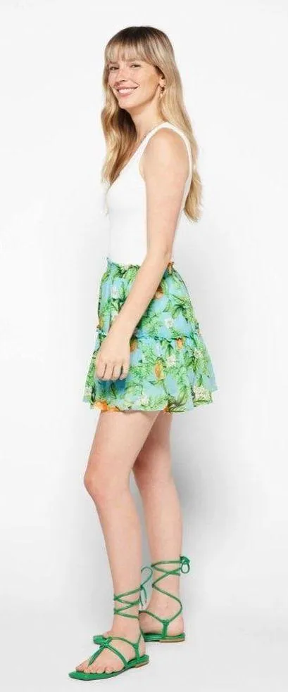 BB Dakota Juicy Mini Tiered Skirt in Sky Blue, Size XL New with Tag - Image 5