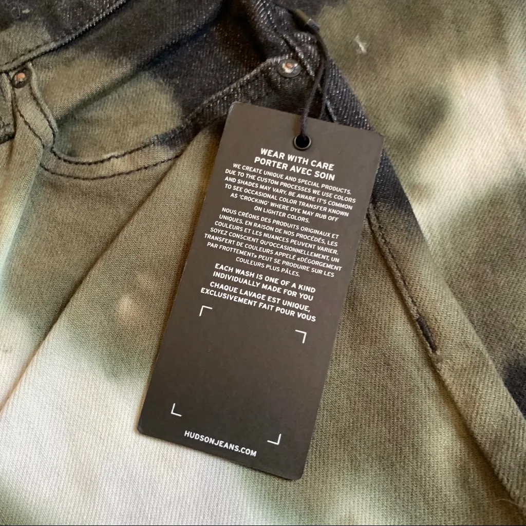 Hudson Tie Dye Army Mid-Rise Jeans - Image 6