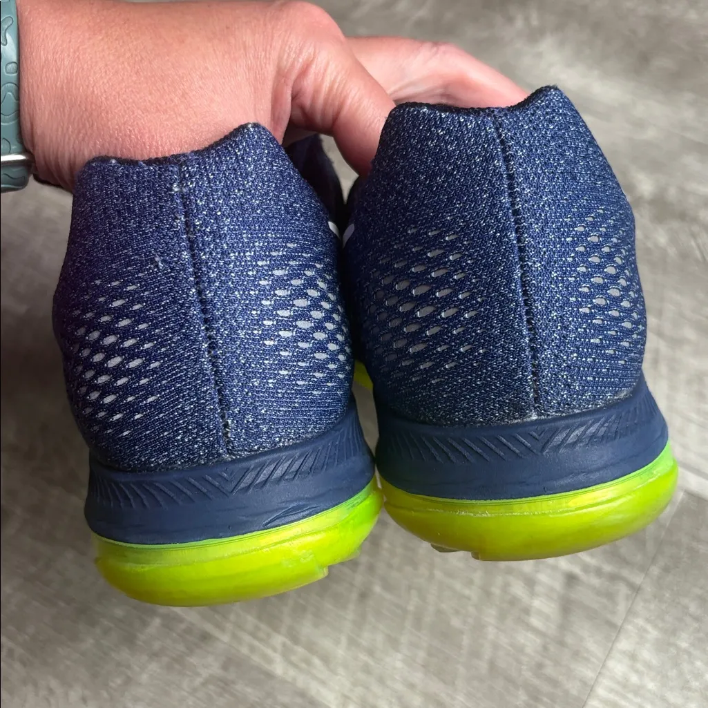 Nike Zoom All Out Low Running Shoes Navy Blue Volt Athletic Sneakers‎ - Image 6