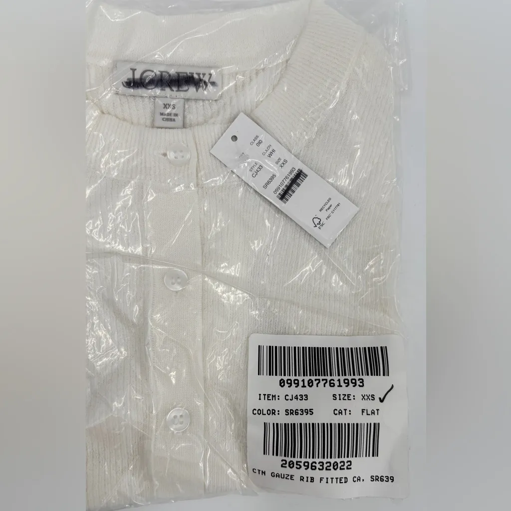 J.Crew Ruffle-trim cotton gauze cardigan - Image 4