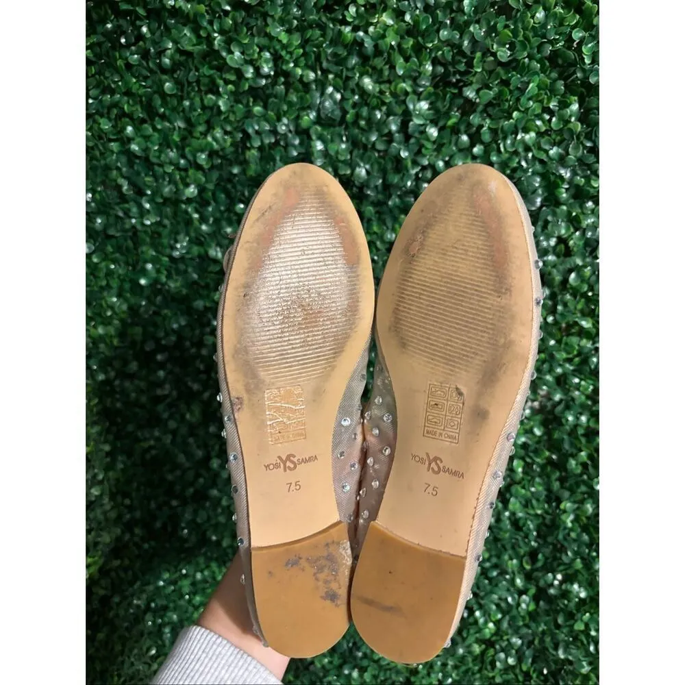 YOSI SAMRA BEIGE SADIE FLATS SIZE 7.5 - Image 2