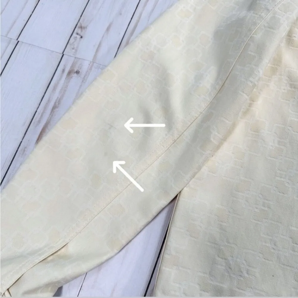 St. John Womens Size Large Vintage Designed Button Long Sleeve Collared Jacket - Image 10