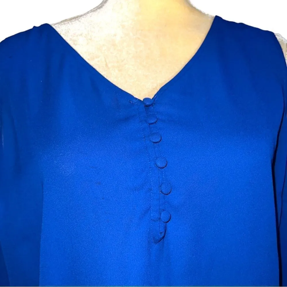 Apt9 cobalt blue pretty sleeveless top! New - Image 3