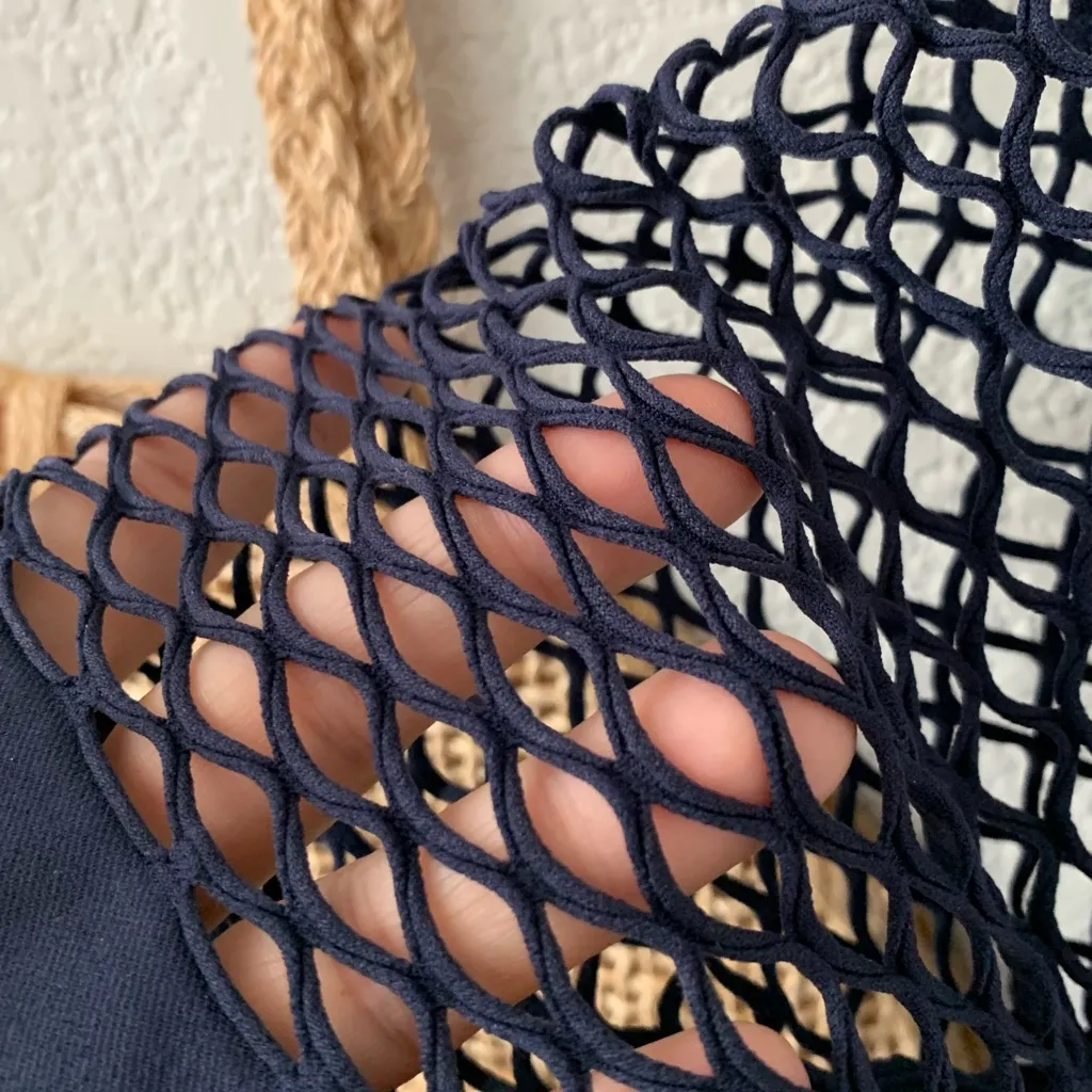 Venus  Blue Seamless Fishnet Top - Image 5