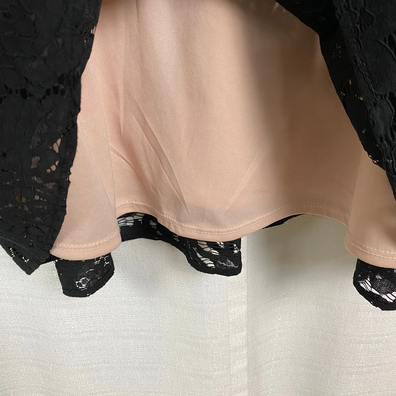 Lane Bryant Black Lace Trumpet Sleeve Shift Dress Sz.20W - Image 13