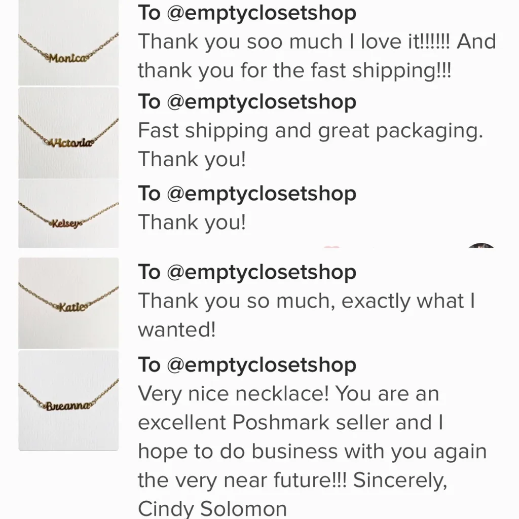 “Beth” Personalized Name Necklace Marina De Buchi - Image 4