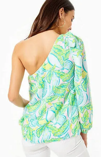 LILLY PULITZER AVENA ONE SHOULDER TOP SIZE 4! - Image 2