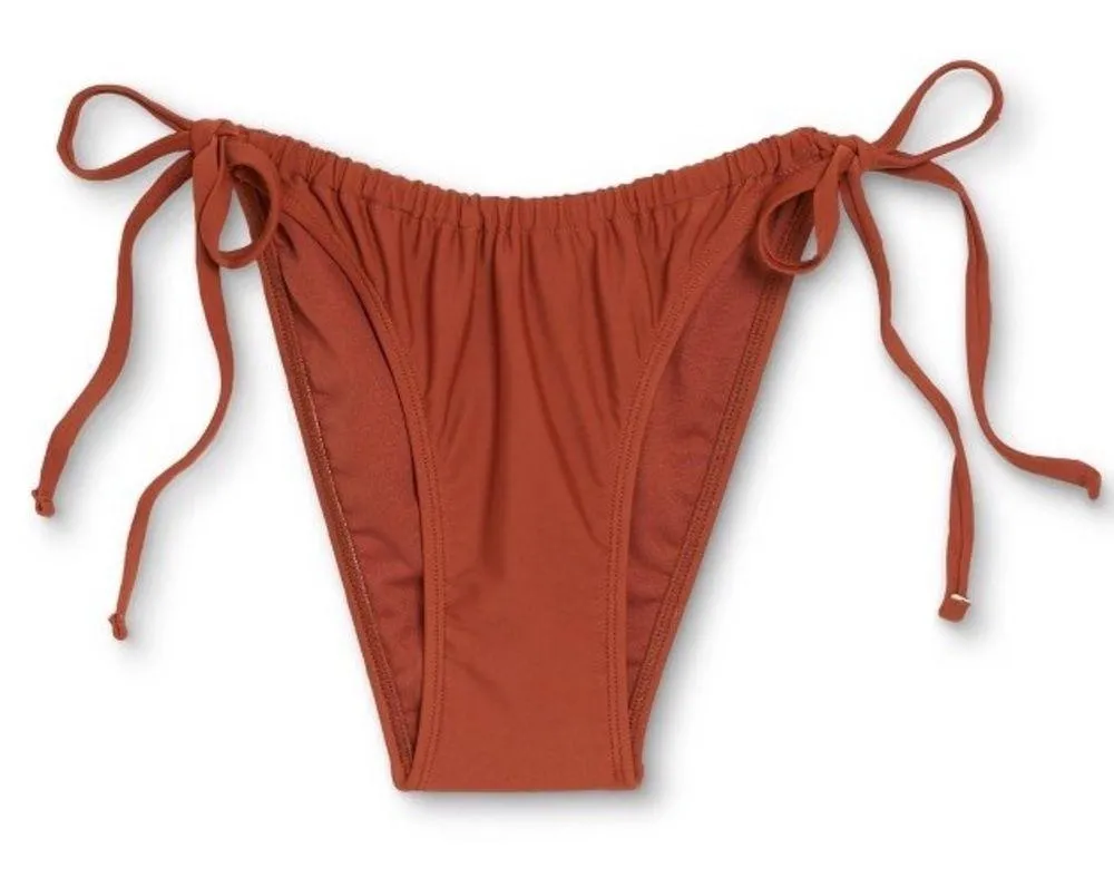 Xhilaration Juniors' High Leg Scoop String Bikini Bottom Size Jr. XL 12-14 - Image 4