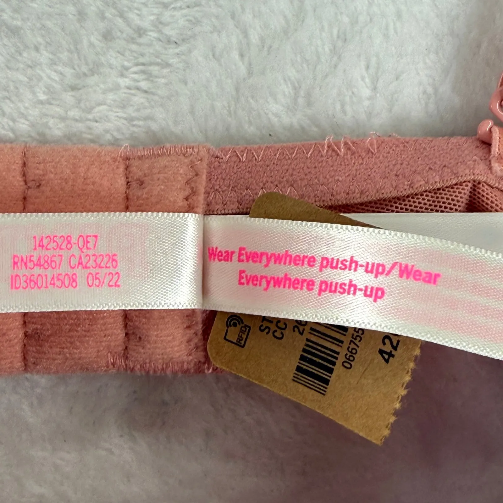 Victoria's Secret PINK Push Up Bra 42C Rose Pink Everyday Wear Everywhere Size undefined - Image 5