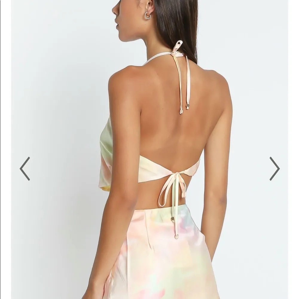 SHOWPO - Halter top, open back - IN YELLOW TIE DYE - Image 7