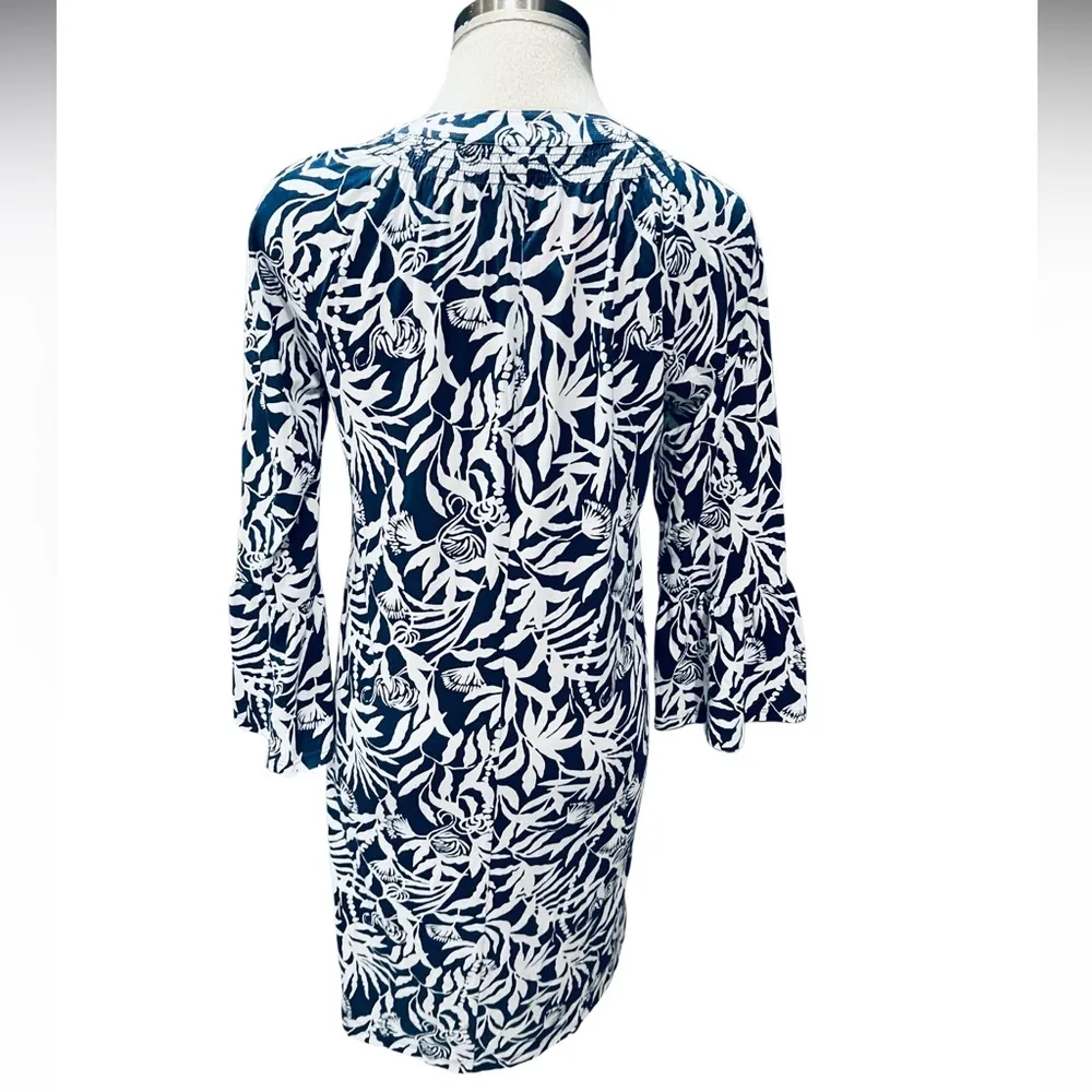 Lilly Pulitzer Norris 3/4 Sleeve Mini Dress Smocked
Printed Cotton Size S NWT - Image 9