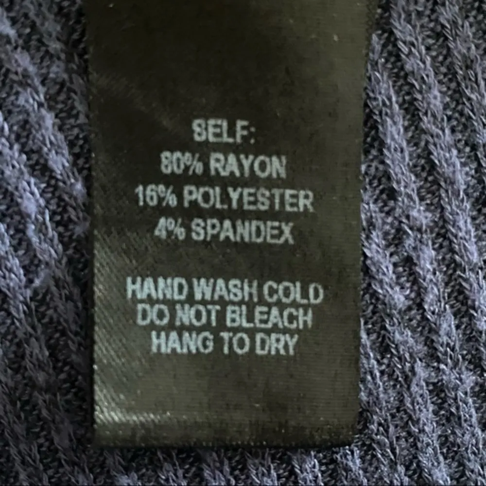 Lulu’s blue ribbed knit, fit and flare skater dress in size Small. EUC - Image 8