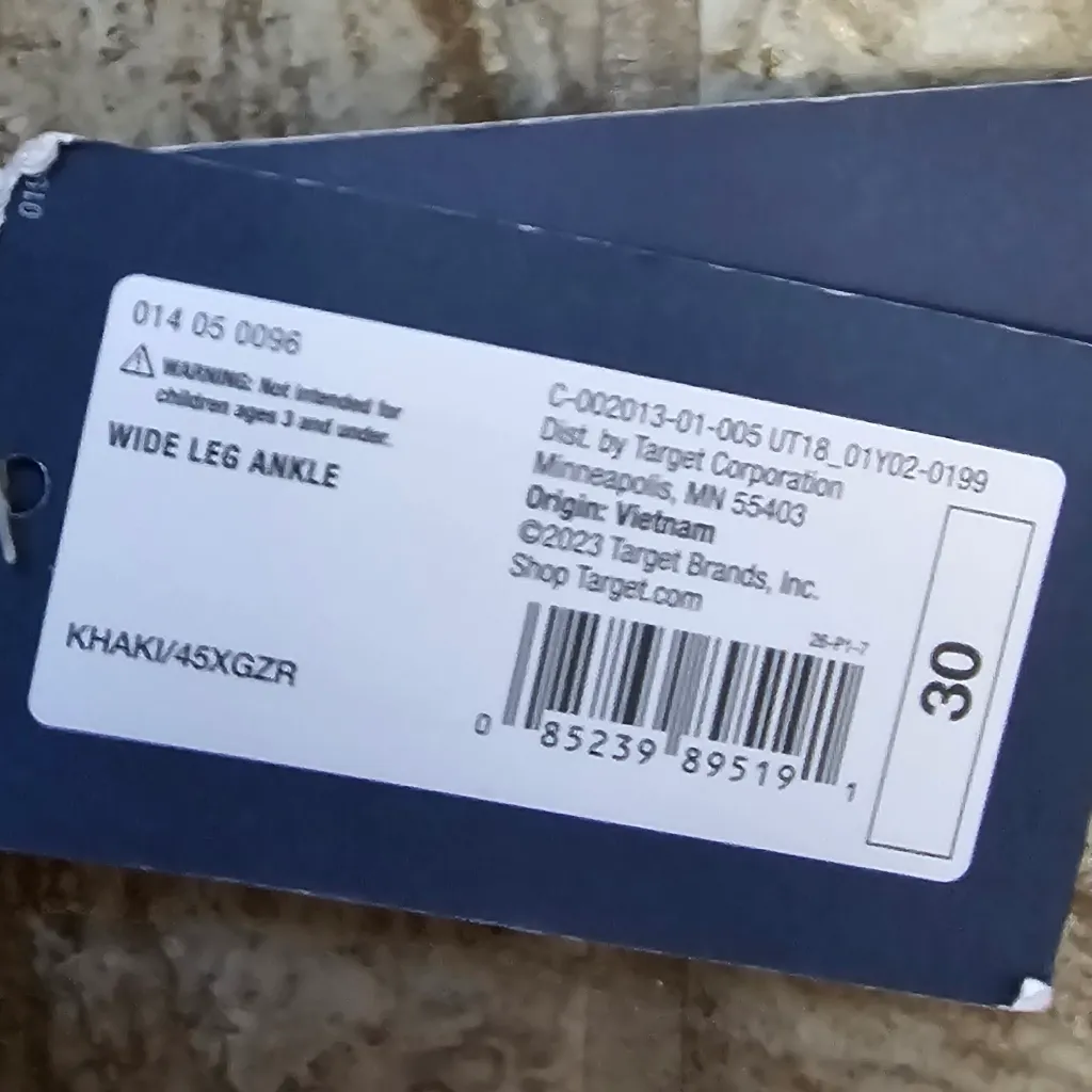 Universal Threads Womens Plus Khaki Tan Wide Leg Pants Ankle Size 30 Stretch NWT - Image 4